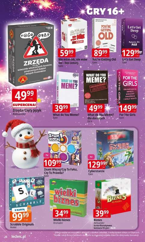 Leclerc - gazetka promocyjna Oferta E.Leclerc | Magiczny świat zabawek od środy 12.11 do niedzieli 07.12 - strona 25