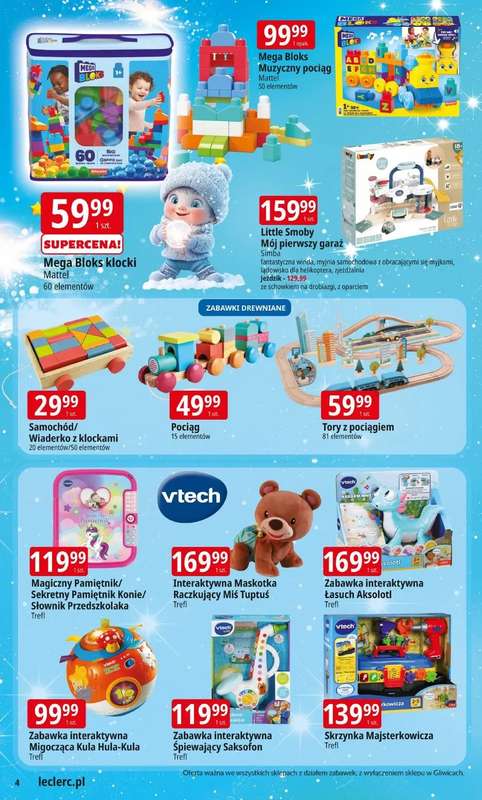 Leclerc - gazetka promocyjna Oferta E.Leclerc | Magiczny świat zabawek od środy 12.11 do niedzieli 07.12 - strona 4
