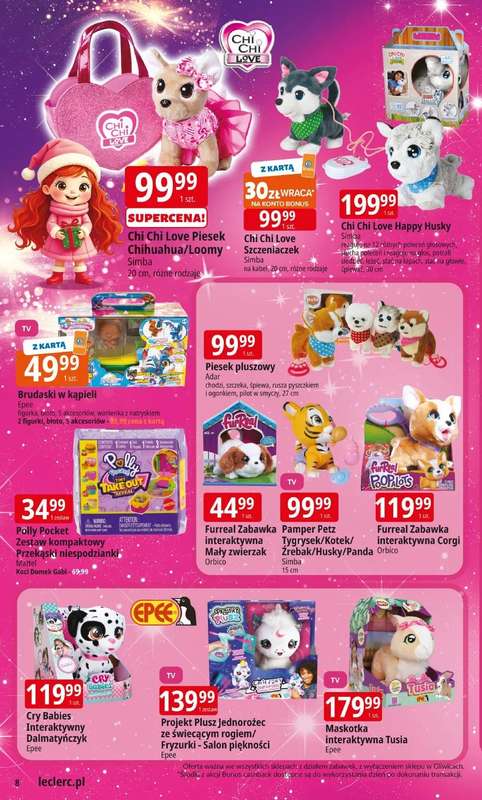 Leclerc - gazetka promocyjna Oferta E.Leclerc | Magiczny świat zabawek od środy 12.11 do niedzieli 07.12 - strona 8