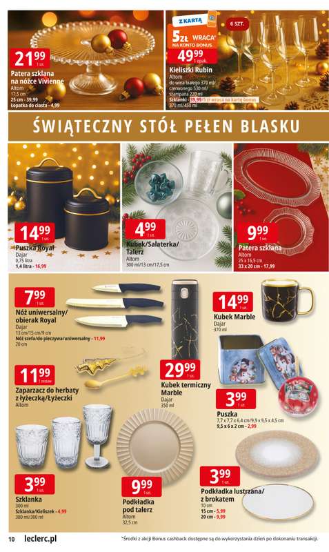 Leclerc - gazetka promocyjna Oferta E.Leclerc od środy 12.11 do niedzieli 07.12 - strona 9