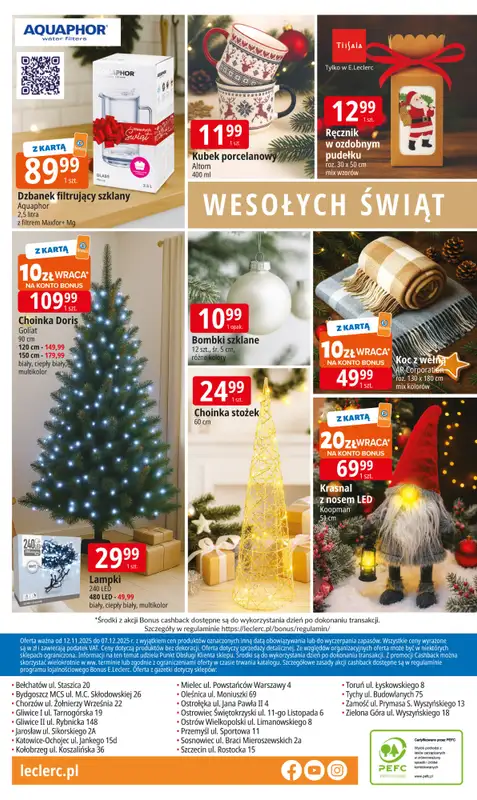 Leclerc - gazetka promocyjna Oferta E.Leclerc | Odkryj wyjątkowe dekoracje od środy 12.11 do niedzieli 07.12 - strona 15