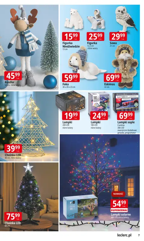 Leclerc - gazetka promocyjna Oferta E.Leclerc | Odkryj wyjątkowe dekoracje od środy 12.11 do niedzieli 07.12 - strona 7