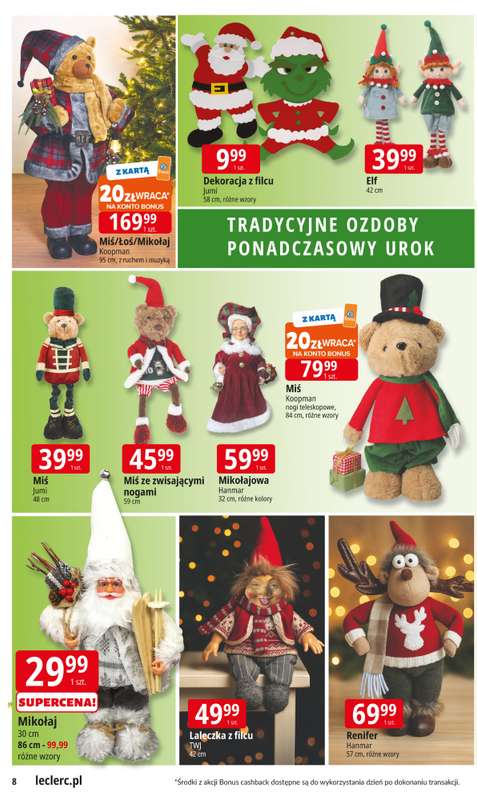 Leclerc - gazetka promocyjna Oferta E.Leclerc od środy 12.11 do niedzieli 07.12 - strona 8