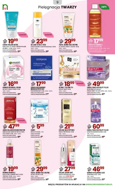 Drogerie Natura - gazetka promocyjna Gazetka od poniedziałku 10.11 do środy 26.11 - strona 9