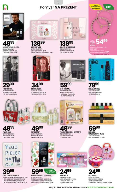 Drogerie Natura - gazetka promocyjna Gazetka od poniedziałku 10.11 do środy 26.11 - strona 3