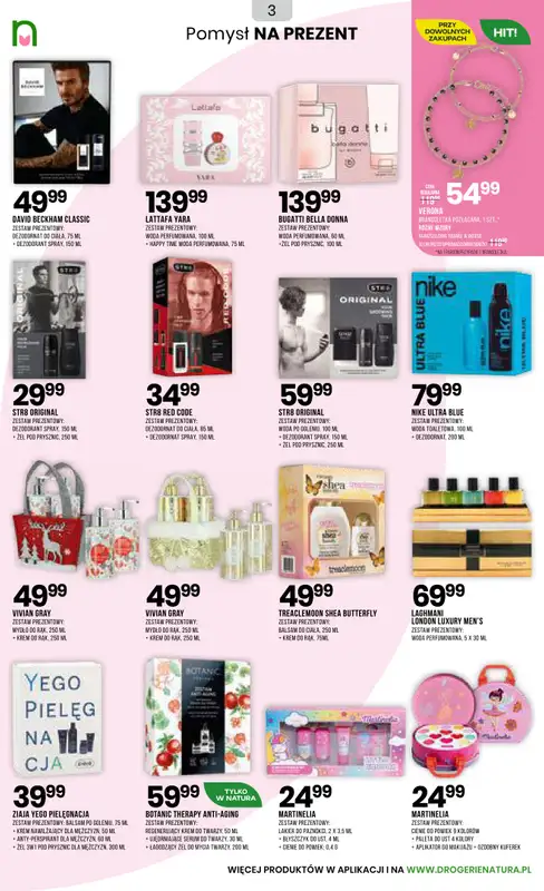Drogerie Natura - gazetka promocyjna Gazetka od poniedziałku 10.11 do środy 26.11 - strona 3