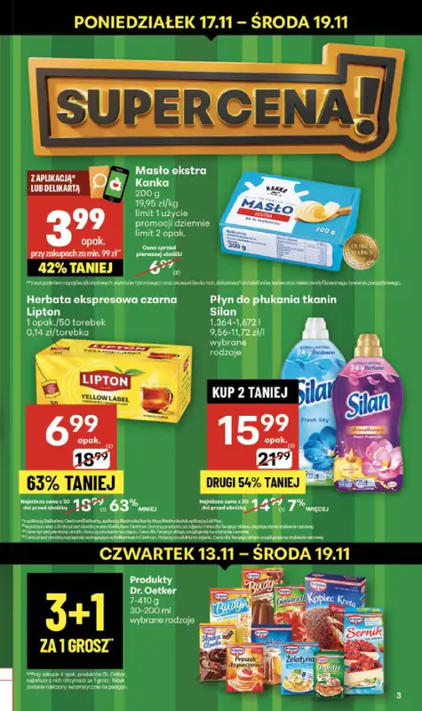 Delikatesy Centrum - gazetka promocyjna Gazetka  do środy 19.11 - strona 3