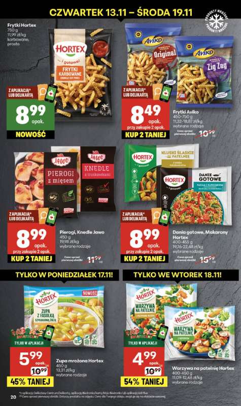 Delikatesy Centrum - gazetka promocyjna Gazetka  do środy 19.11 - strona 20