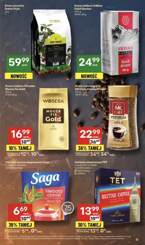 Delikatesy Centrum - gazetka promocyjna Gazetka  do środy 19.11 - strona 31
