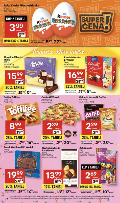 Delikatesy Centrum - gazetka promocyjna Gazetka  do środy 19.11 - strona 28