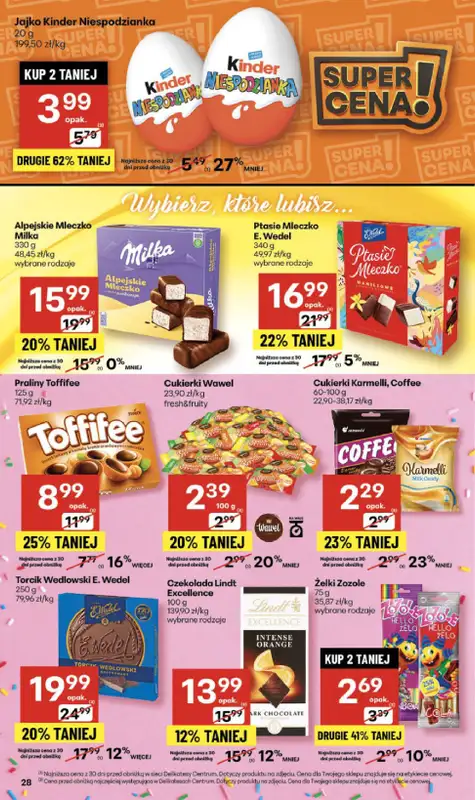 Delikatesy Centrum - gazetka promocyjna Gazetka  do środy 19.11 - strona 28