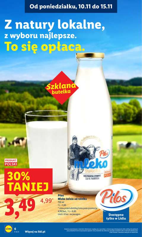 Lidl - gazetka promocyjna Oferta od poniedziałku od poniedziałku 10.11 do środy 12.11 - strona 6