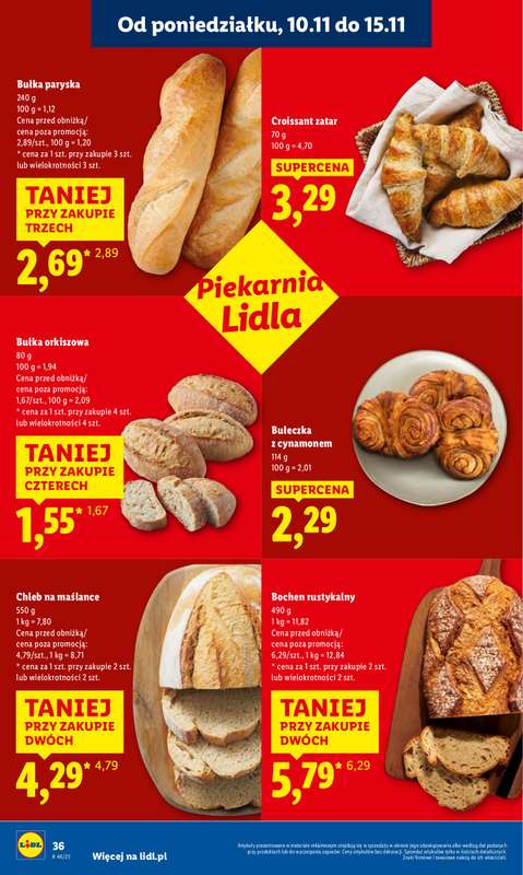 Lidl - gazetka promocyjna Oferta od poniedziałku od poniedziałku 10.11 do środy 12.11 - strona 36