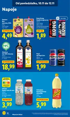 Lidl - gazetka promocyjna Oferta od poniedziałku od poniedziałku 10.11 do środy 12.11 - strona 58