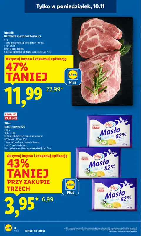 Lidl - gazetka promocyjna Oferta od poniedziałku od poniedziałku 10.11 do środy 12.11 - strona 4