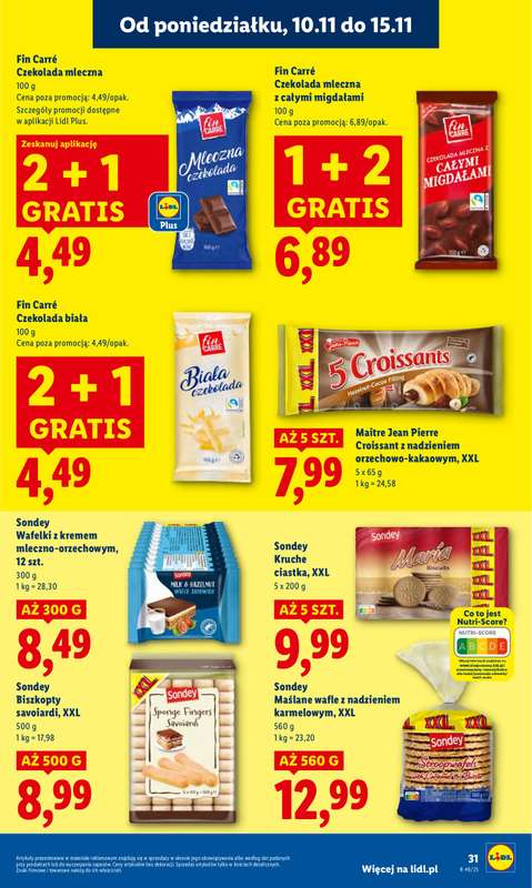 Lidl - gazetka promocyjna Oferta od poniedziałku od poniedziałku 10.11 do środy 12.11 - strona 31