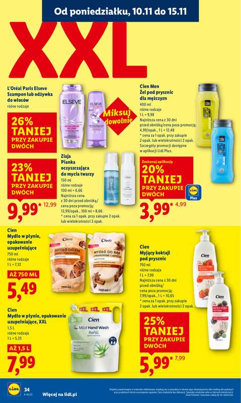 Lidl - gazetka promocyjna Oferta od poniedziałku od poniedziałku 10.11 do środy 12.11 - strona 34