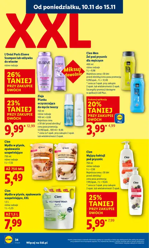 Lidl - gazetka promocyjna Oferta od poniedziałku od poniedziałku 10.11 do środy 12.11 - strona 34