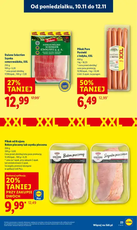 Lidl - gazetka promocyjna Oferta od poniedziałku od poniedziałku 10.11 do środy 12.11 - strona 23