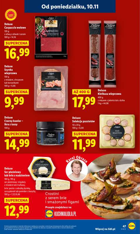 Lidl - gazetka promocyjna Oferta od poniedziałku od poniedziałku 10.11 do środy 12.11 - strona 47