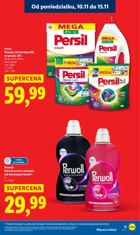 Lidl - gazetka promocyjna Oferta od poniedziałku od poniedziałku 10.11 do środy 12.11 - strona 13