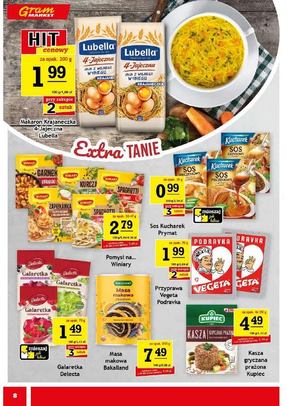 Gram Market - gazetka promocyjna Gazetka  do wtorku 18.11 - strona 8