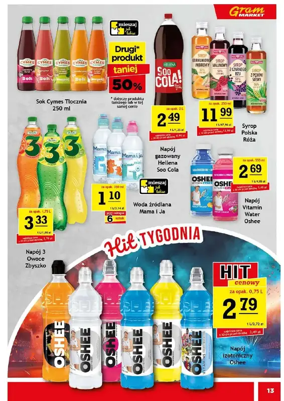 Gram Market - gazetka promocyjna Gazetka od środy 12.11 do wtorku 18.11 - strona 13