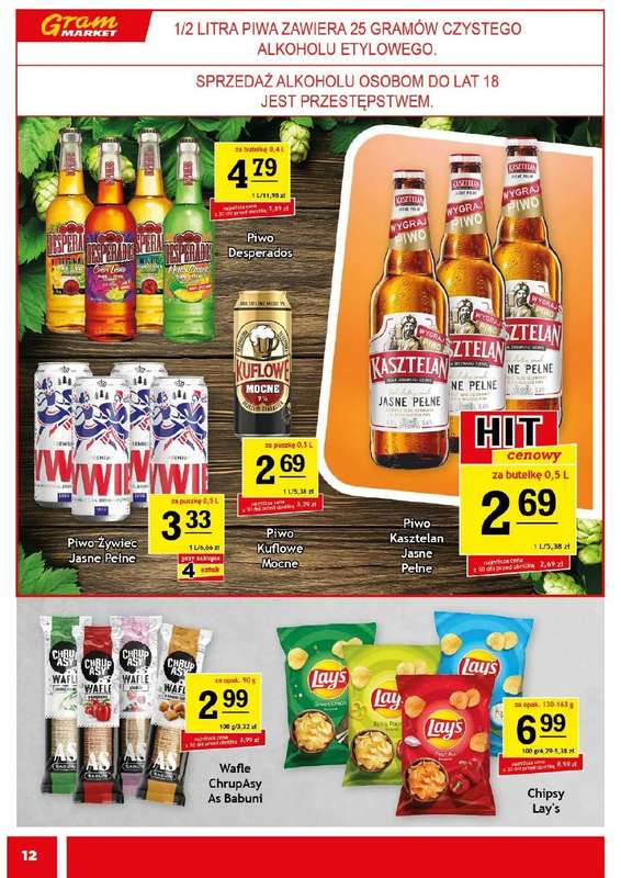 Gram Market - gazetka promocyjna Gazetka od środy 12.11 do wtorku 18.11 - strona 12