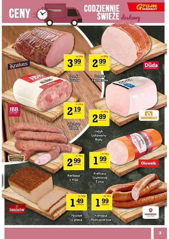 Gram Market - gazetka promocyjna Gazetka  do wtorku 18.11 - strona 3