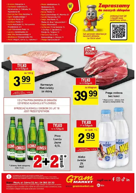 Gram Market - gazetka promocyjna Gazetka od środy 12.11 do wtorku 18.11 - strona 16