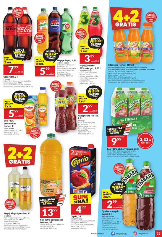 Twój Market - gazetka promocyjna Gazetka od środy 12.11 do wtorku 18.11 - strona 23