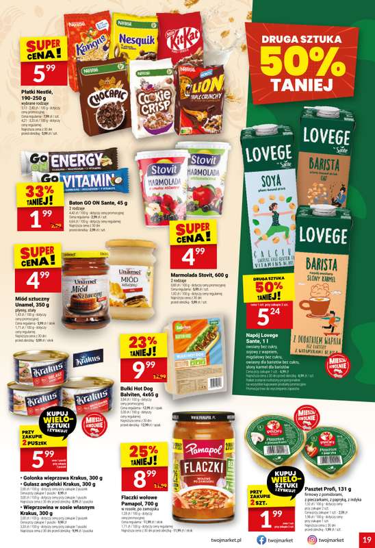 Twój Market - gazetka promocyjna Gazetka od środy 12.11 do wtorku 18.11 - strona 19