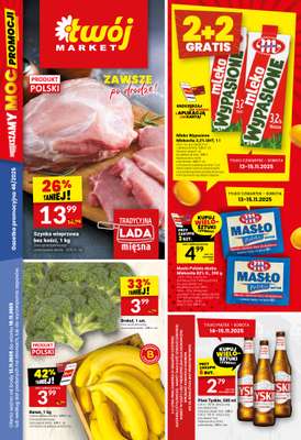 Twój Market - gazetka promocyjna Gazetka od środy 12.11 do wtorku 18.11