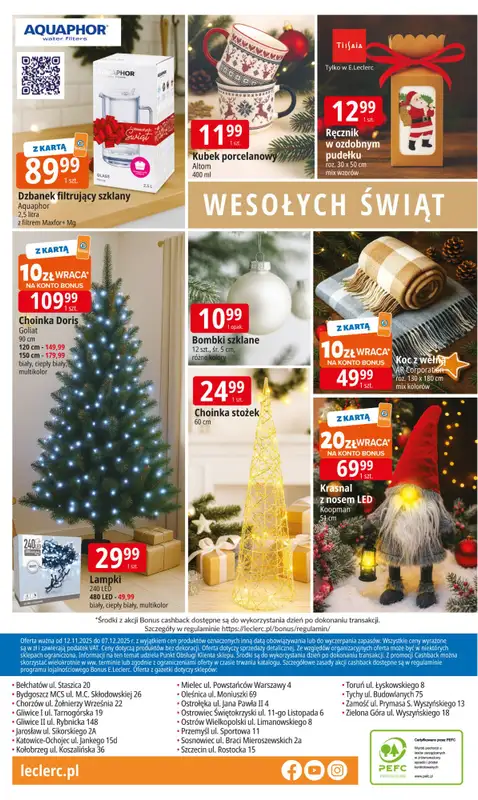Leclerc - gazetka promocyjna Oferta E.Leclerc od środy 12.11 do niedzieli 07.12 - strona 15