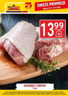 Hitpol - gazetka promocyjna Świeże promocje! od czwartku 13.11 do soboty 15.11