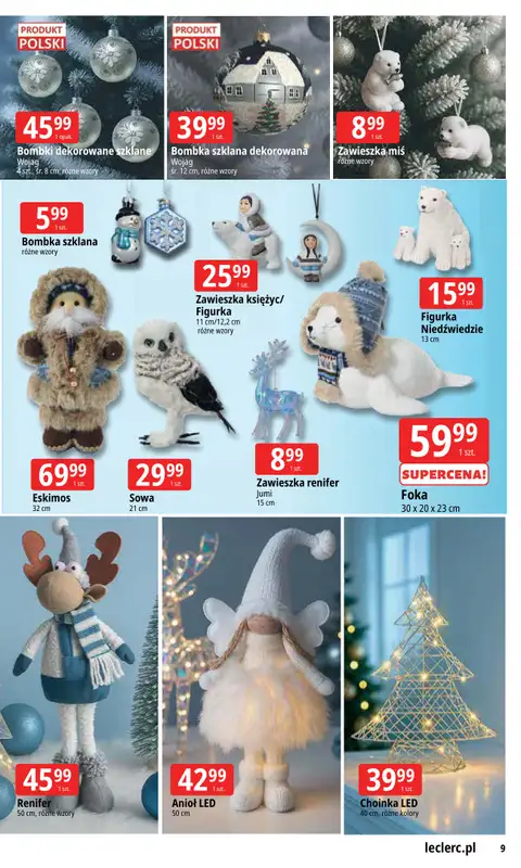 Leclerc - gazetka promocyjna Oferta E.Leclerc od środy 12.11 do niedzieli 07.12 - strona 9