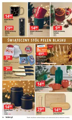 Leclerc - gazetka promocyjna Oferta E.Leclerc od środy 12.11 do niedzieli 07.12 - strona 14