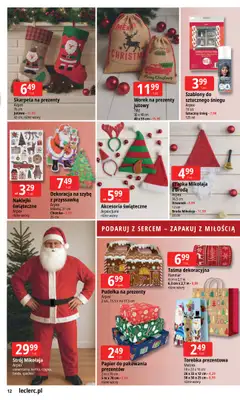 Leclerc - gazetka promocyjna Oferta E.Leclerc od środy 12.11 do niedzieli 07.12 - strona 12