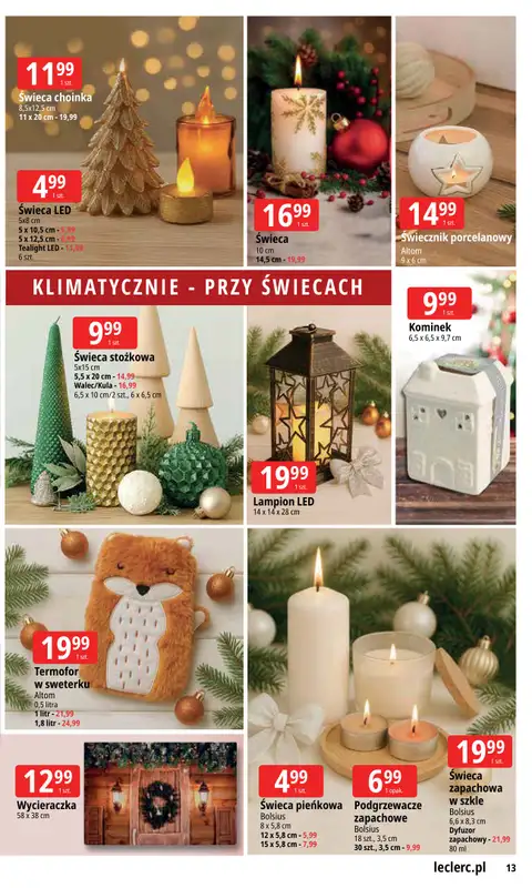 Leclerc - gazetka promocyjna Oferta E.Leclerc od środy 12.11 do niedzieli 07.12 - strona 13