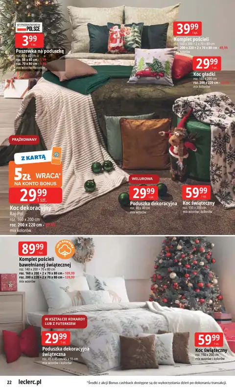Leclerc - gazetka promocyjna Oferta E.Leclerc od środy 12.11 do niedzieli 07.12 - strona 22