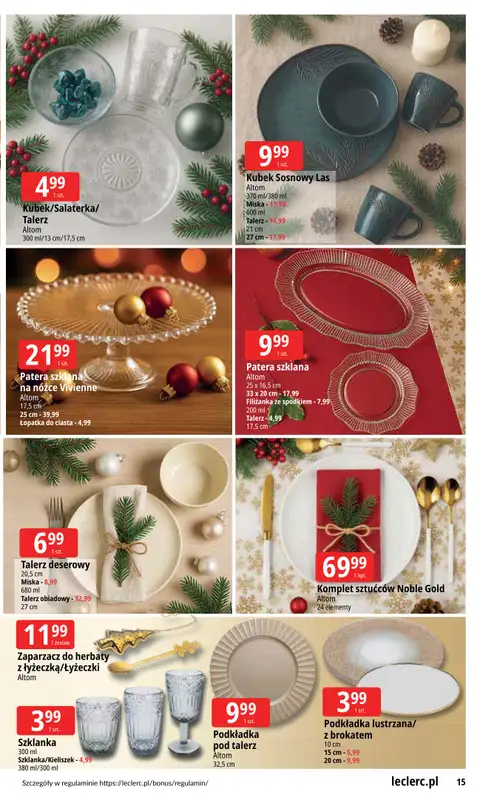 Leclerc - gazetka promocyjna Oferta E.Leclerc od środy 12.11 do niedzieli 07.12 - strona 15