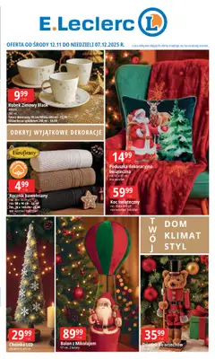Leclerc - gazetka promocyjna Oferta E.Leclerc od środy 12.11 do niedzieli 07.12