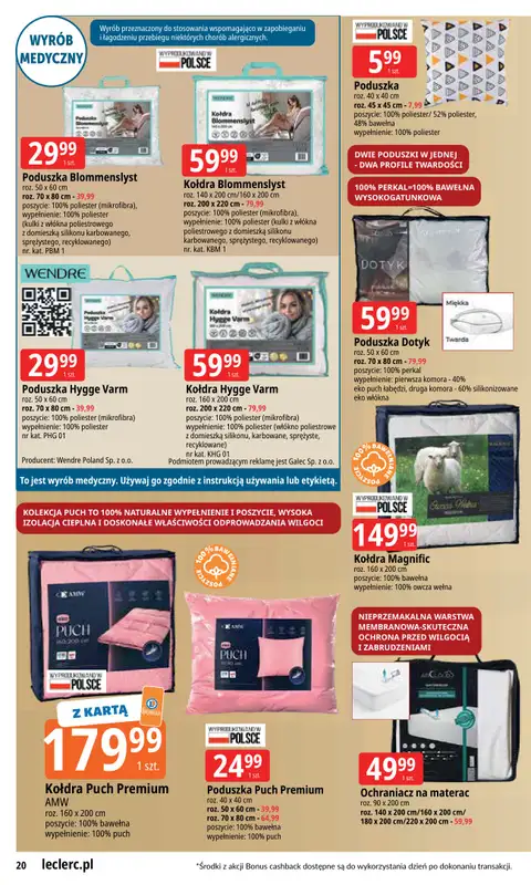 Leclerc - gazetka promocyjna Oferta E.Leclerc od środy 12.11 do niedzieli 07.12 - strona 20