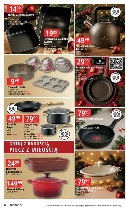 Leclerc - gazetka promocyjna Oferta E.Leclerc od środy 12.11 do niedzieli 07.12 - strona 16