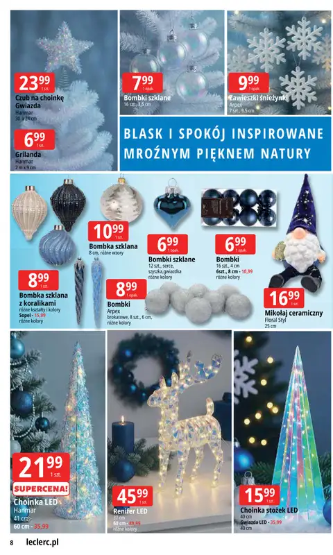 Leclerc - gazetka promocyjna Oferta E.Leclerc od środy 12.11 do niedzieli 07.12 - strona 8