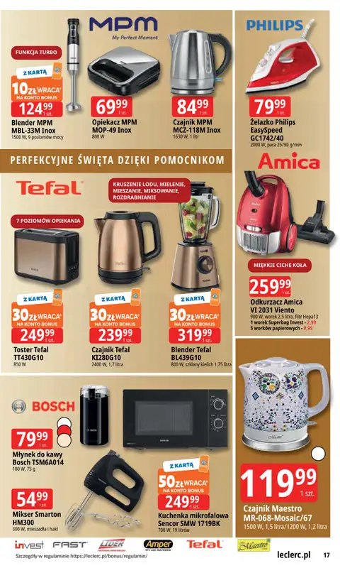 Leclerc - gazetka promocyjna Oferta E.Leclerc od środy 12.11 do niedzieli 07.12 - strona 17
