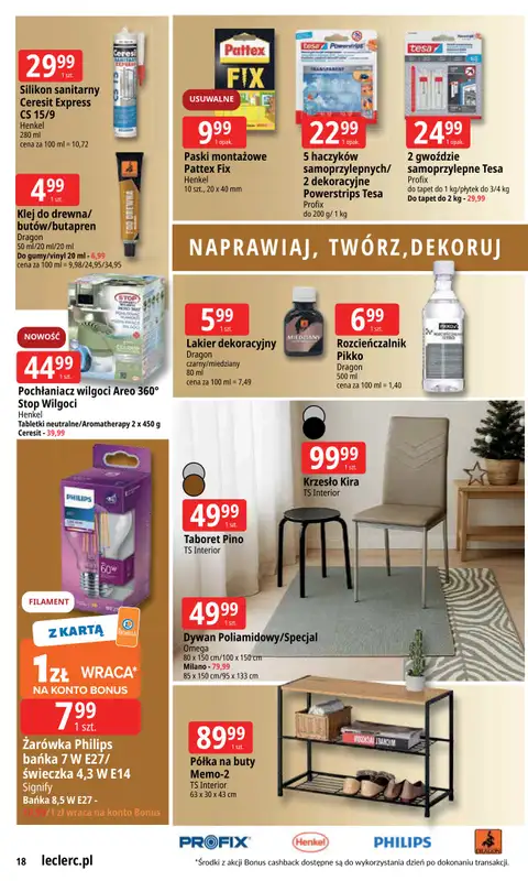Leclerc - gazetka promocyjna Oferta E.Leclerc od środy 12.11 do niedzieli 07.12 - strona 18