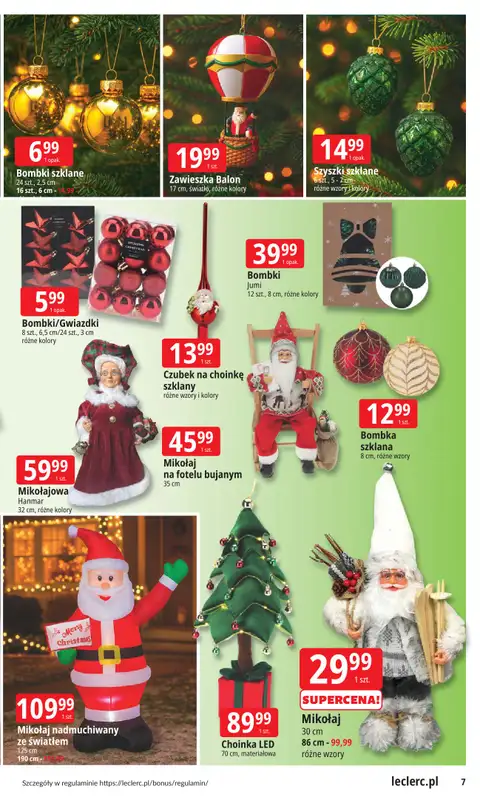 Leclerc - gazetka promocyjna Oferta E.Leclerc od środy 12.11 do niedzieli 07.12 - strona 7