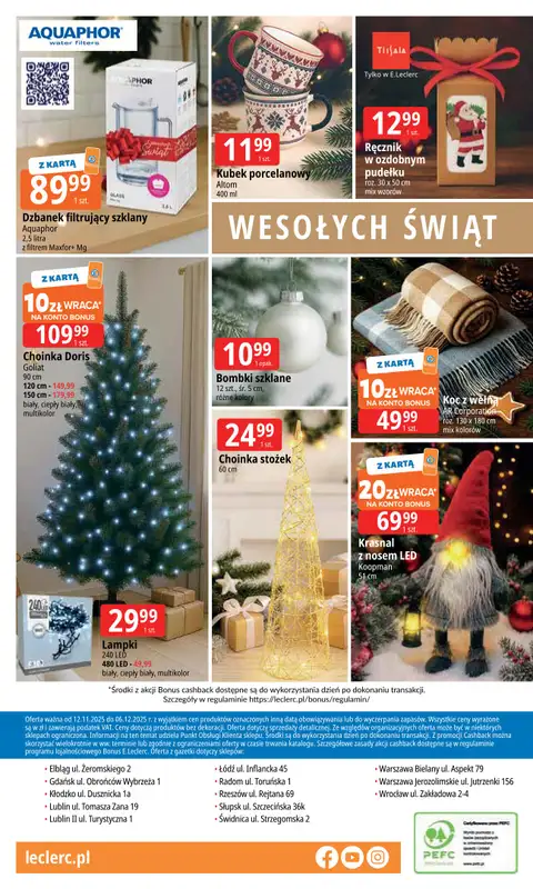 Leclerc - gazetka promocyjna Oferta E.Leclerc od środy 12.11 do niedzieli 07.12 - strona 24