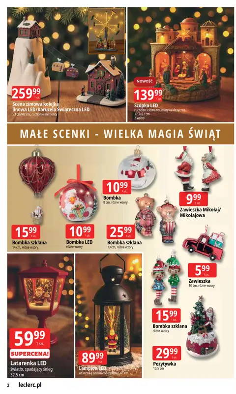 Leclerc - gazetka promocyjna Oferta E.Leclerc od środy 12.11 do niedzieli 07.12 - strona 2
